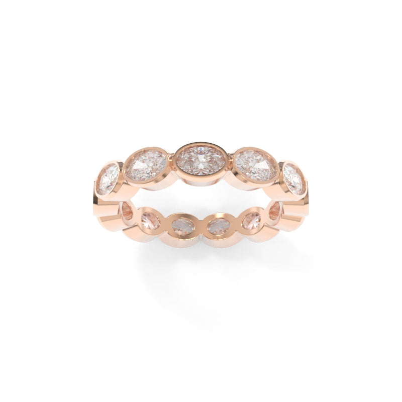 Maya Bezel Oval Band
