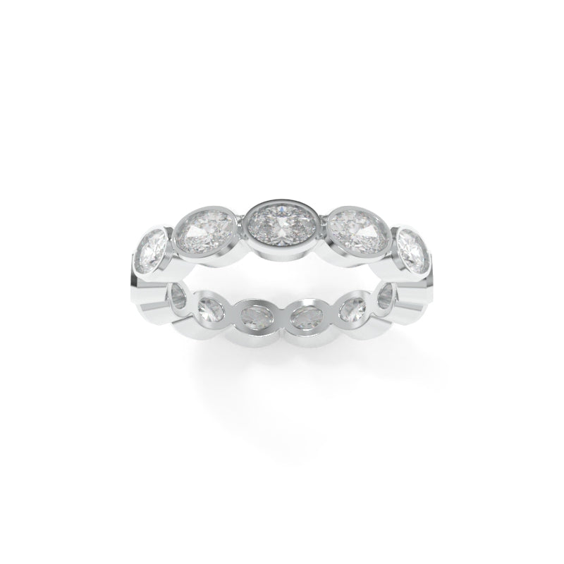 Maya Bezel Oval Band