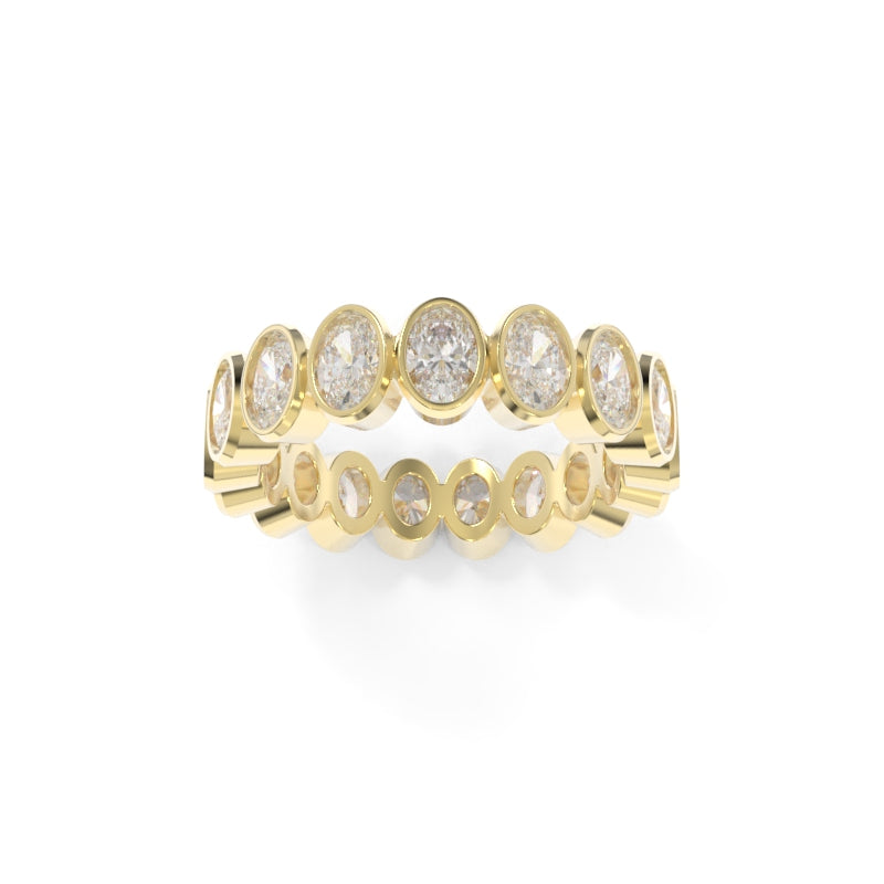 Maya Bezel Oval Band