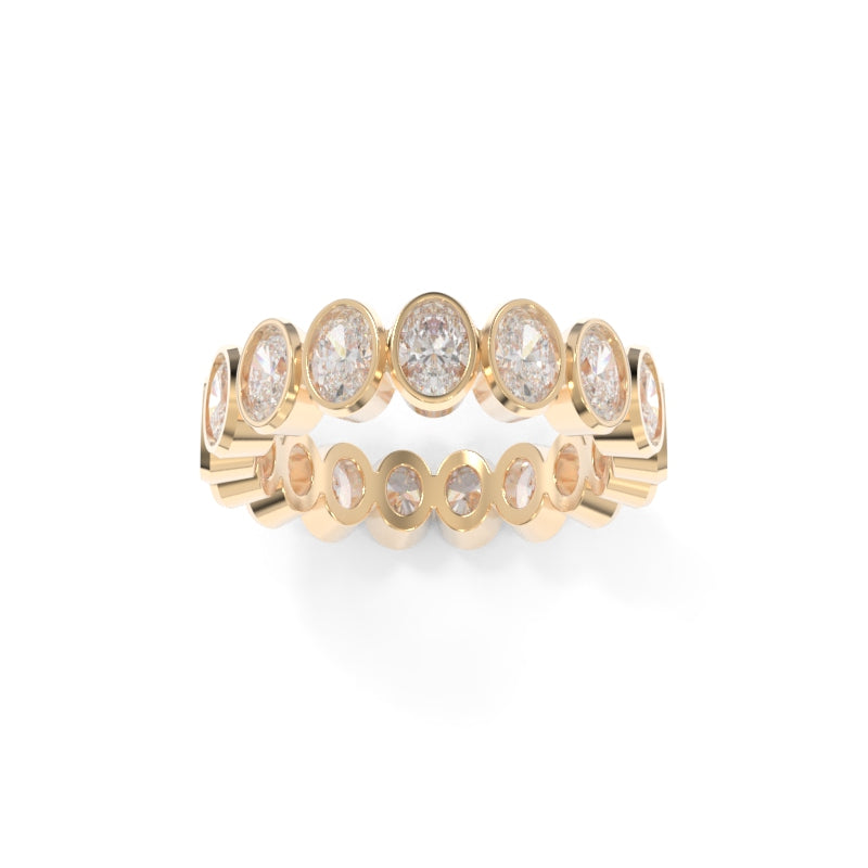 Maya Bezel Oval Band