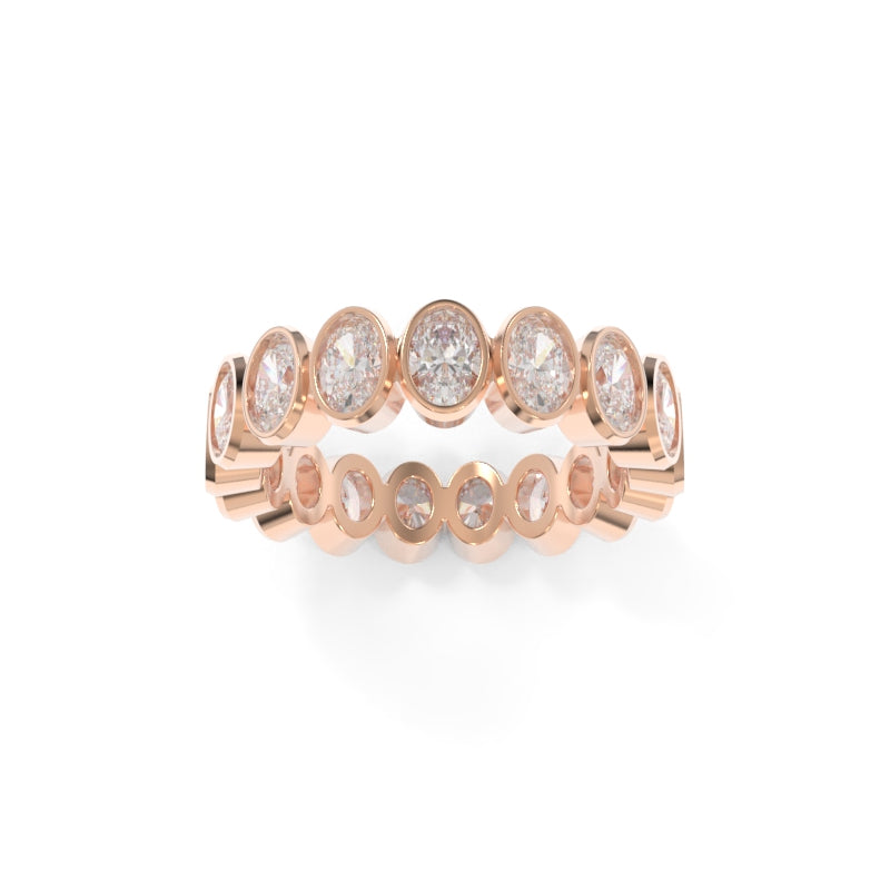 Maya Bezel Oval Band