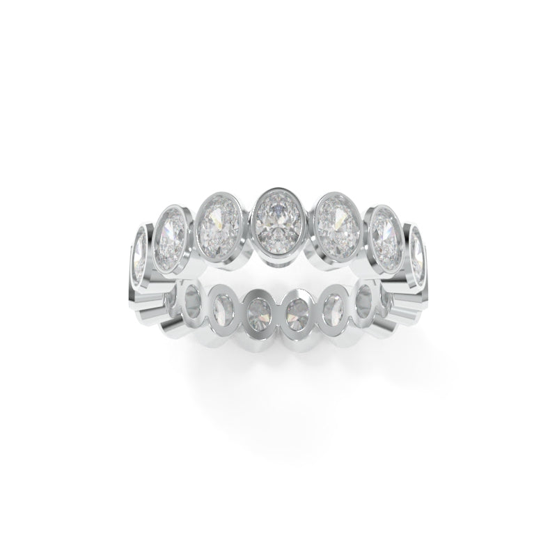 Maya Bezel Oval Band