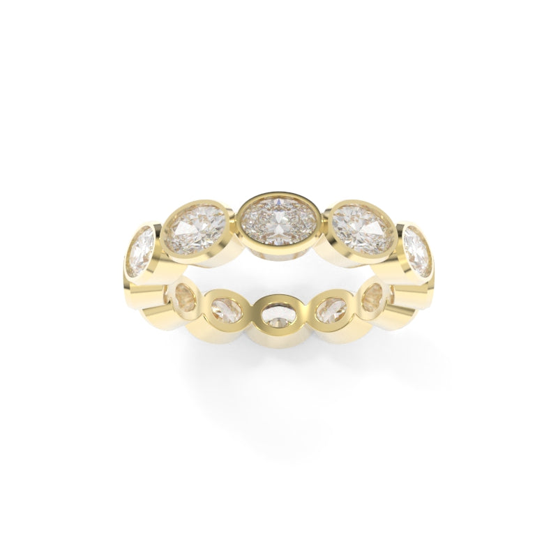 Maya Bezel Oval Band