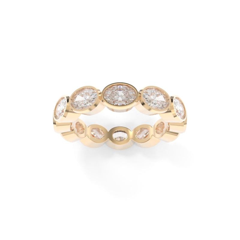 Maya Bezel Oval Band