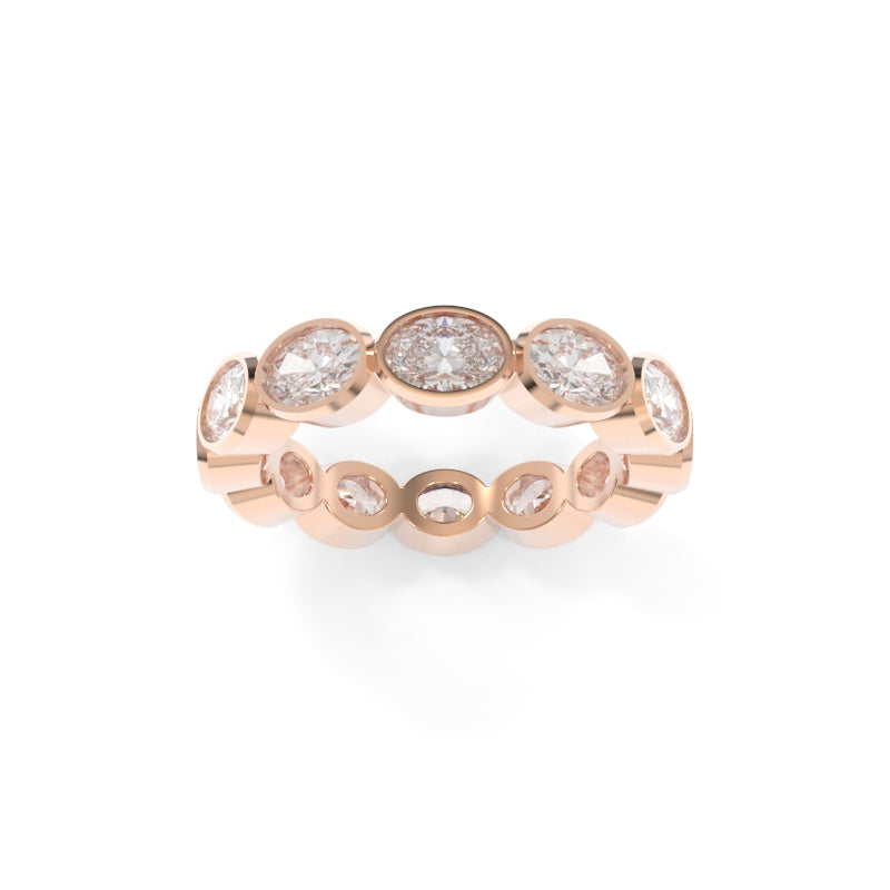 Maya Bezel Oval Band