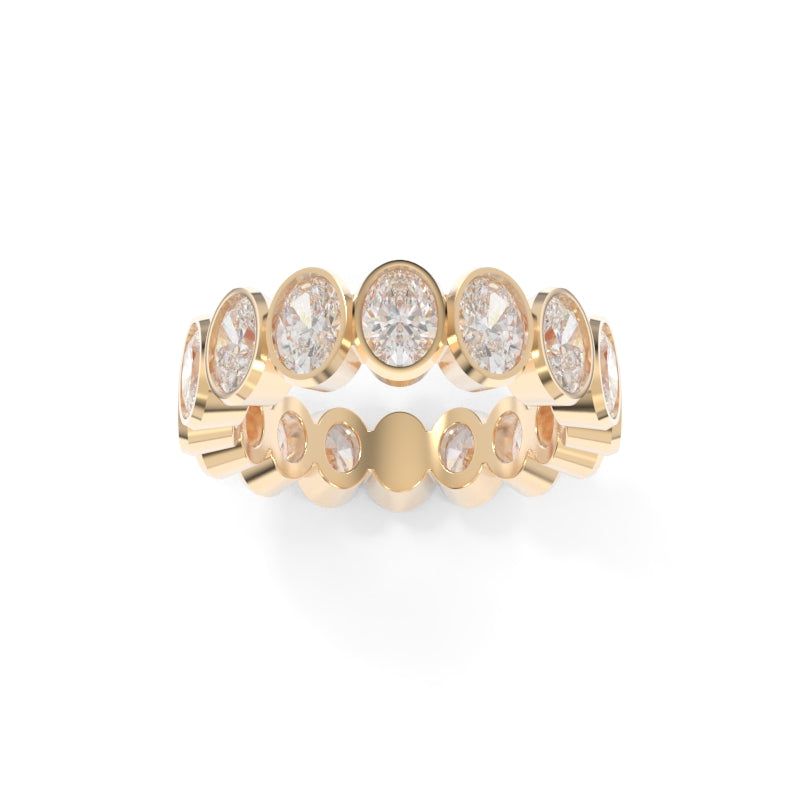 Maya Bezel Oval Band
