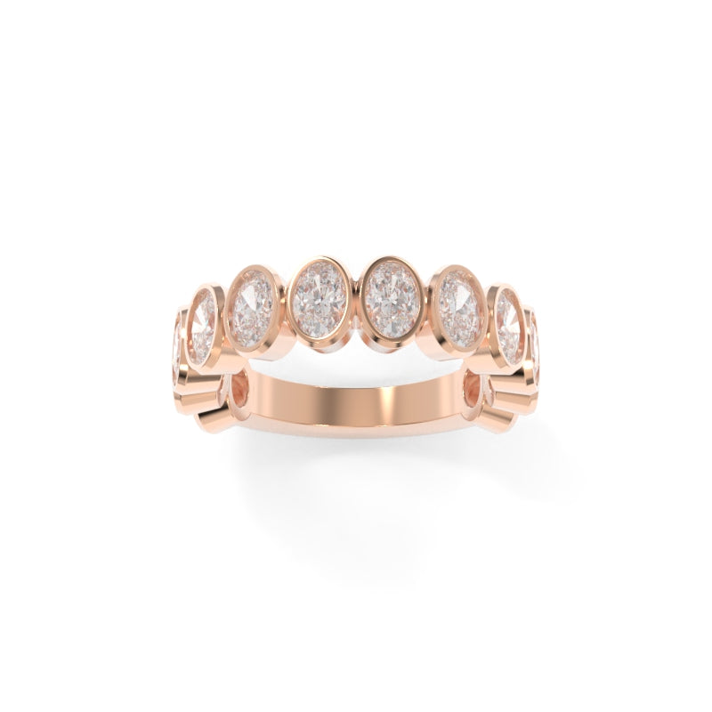 Maya Bezel Oval Band