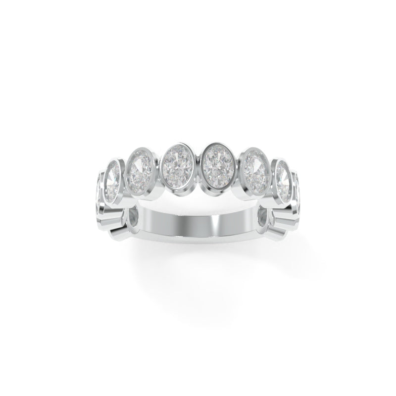 Maya Bezel Oval Band