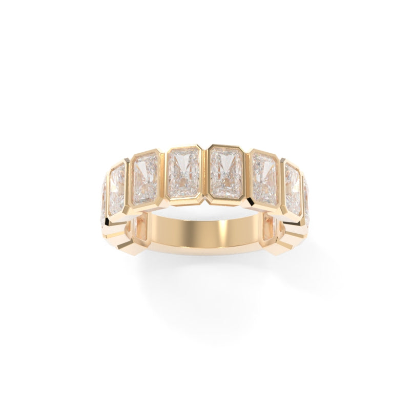 Maya Bezel Radiant Band