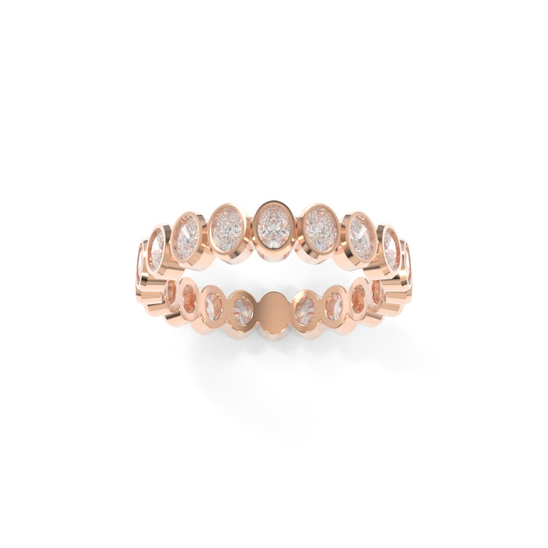 Maya Petite Bezel Band Oval