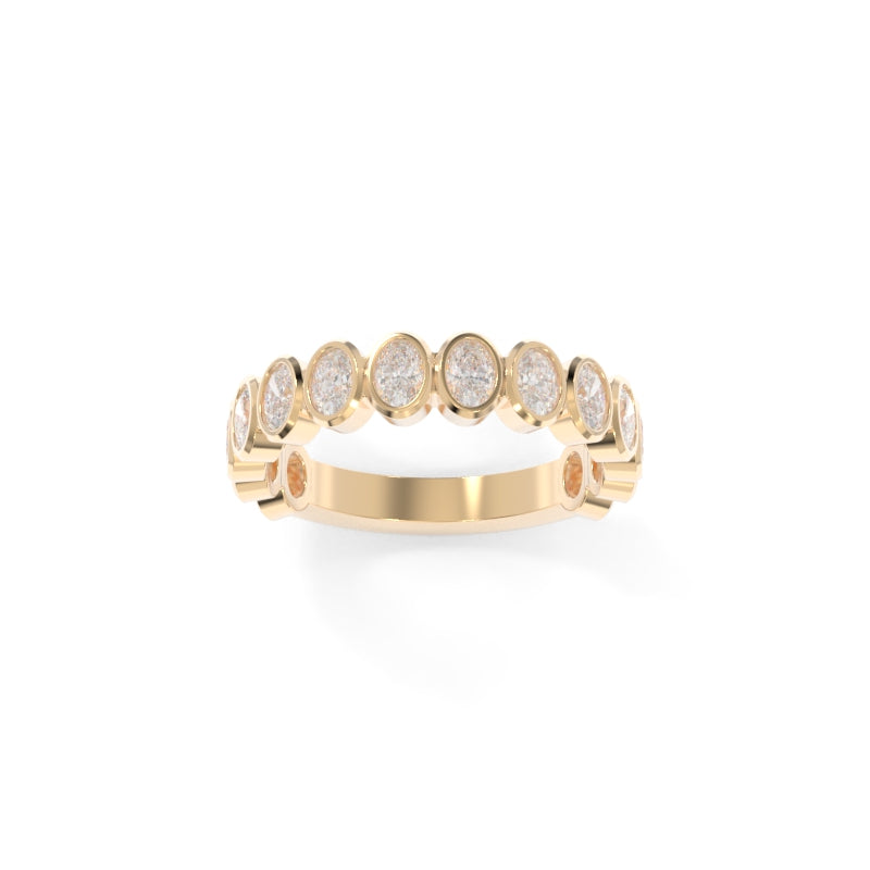 Maya Petite Bezel Band Oval