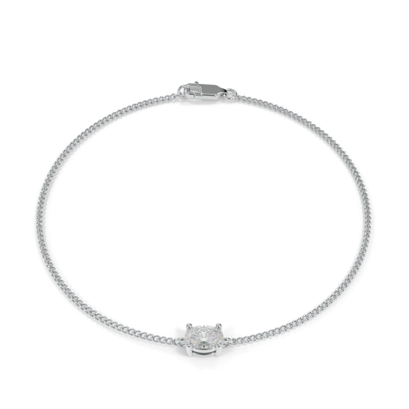 Maya Solitaire Diamond Bracelet - Lab Grown Diamonds