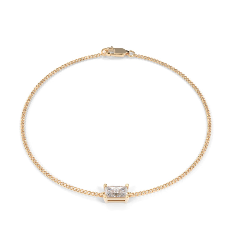 Maya Solitaire Diamond Bracelet - Lab Grown Diamonds