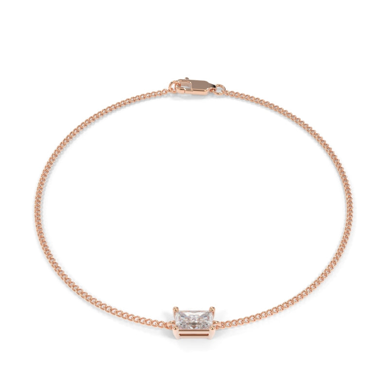 Maya Solitaire Diamond Bracelet - Lab Grown Diamonds