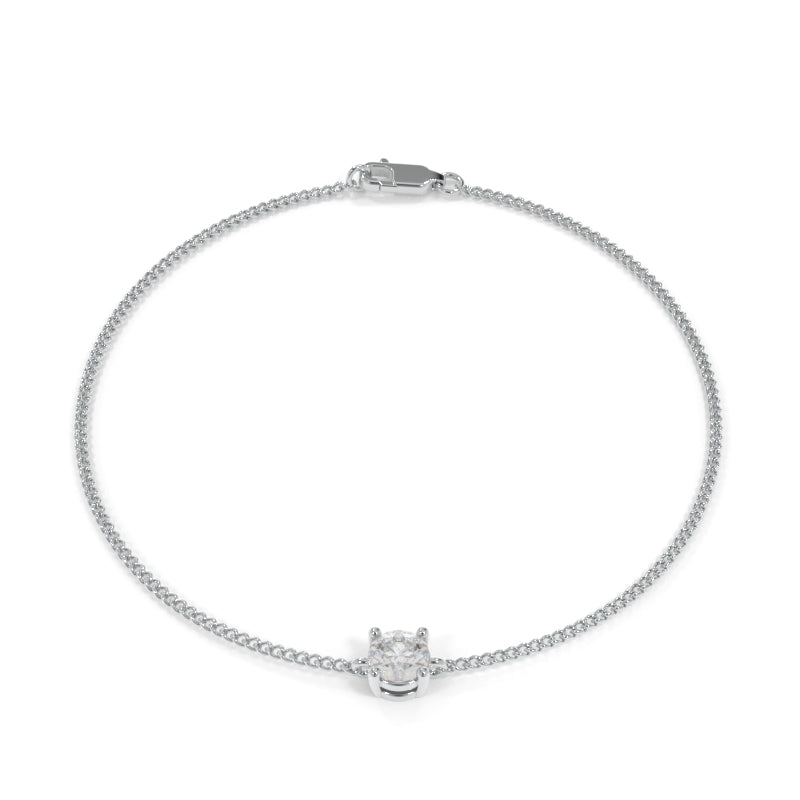 Bracelet Myriemeae Or Blanc Diamant - B3BFBDW1230 • Marc Orian | Bijouterie  en ligne