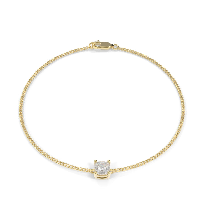 Maya Solitaire Diamond Bracelet - Lab Grown Diamonds