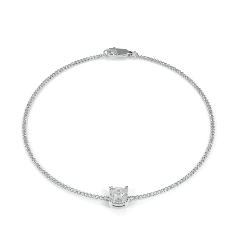Maya Solitaire Diamond Bracelet - Lab Grown Diamonds