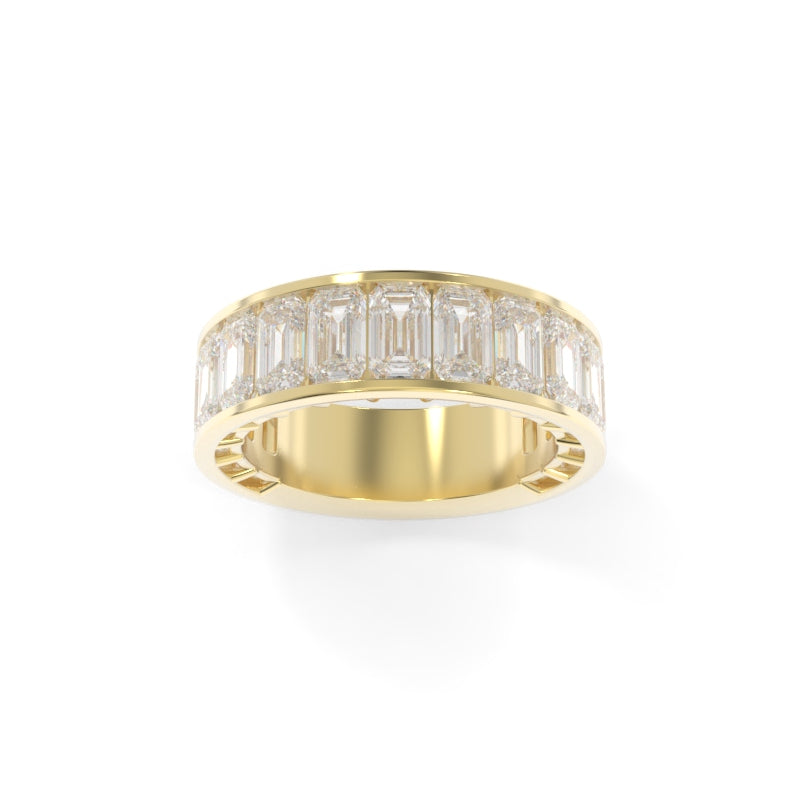 Maya Channel Emerald Band