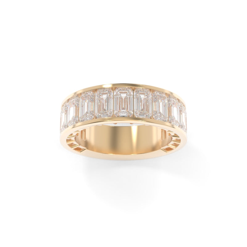 Maya Channel Emerald Band