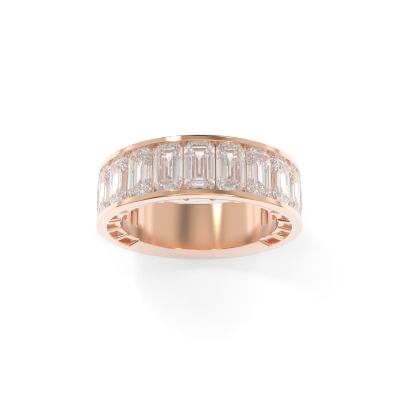 Maya Channel Emerald Band