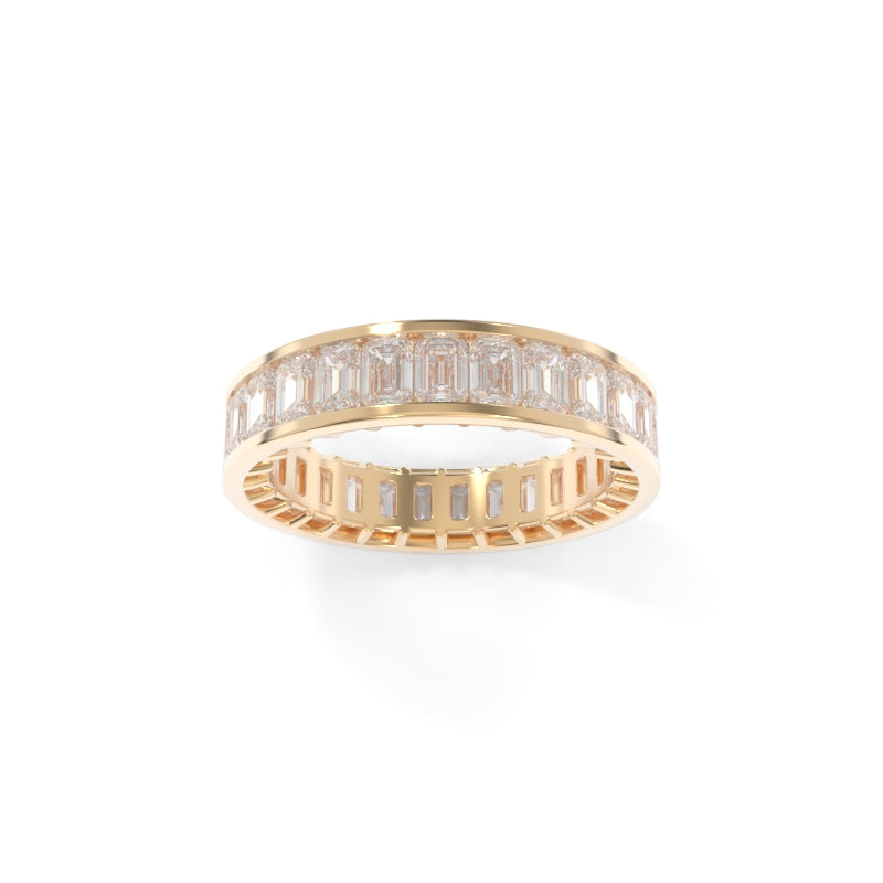 Maya Petite Channel Band Emerald