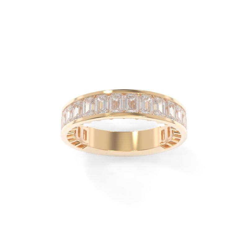 Maya Petite Channel Band Emerald