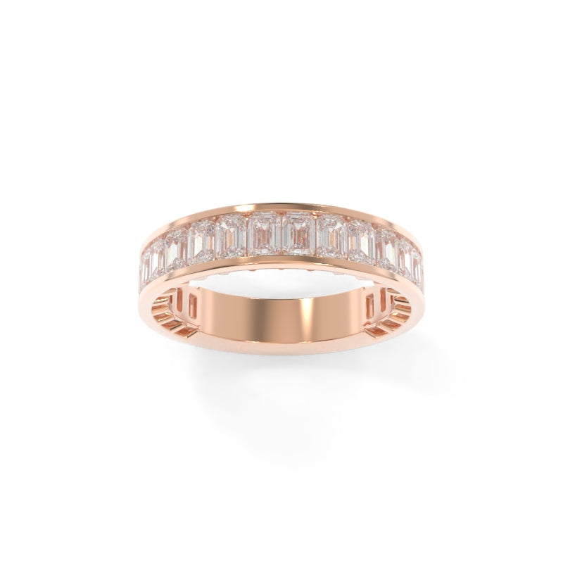 Maya Petite Channel Band Emerald