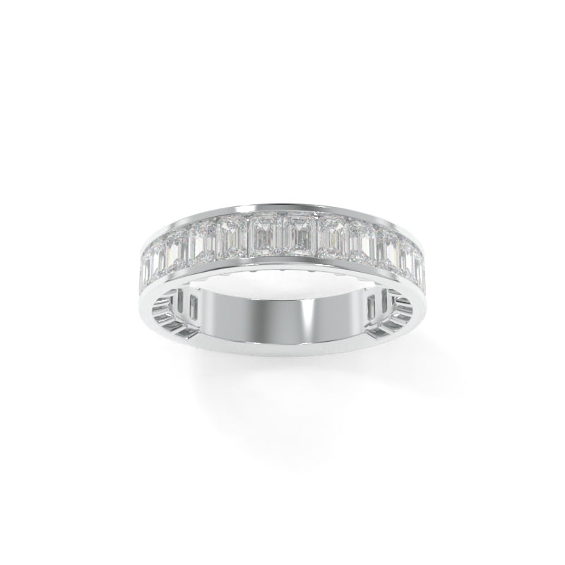 Maya Petite Channel Band Emerald