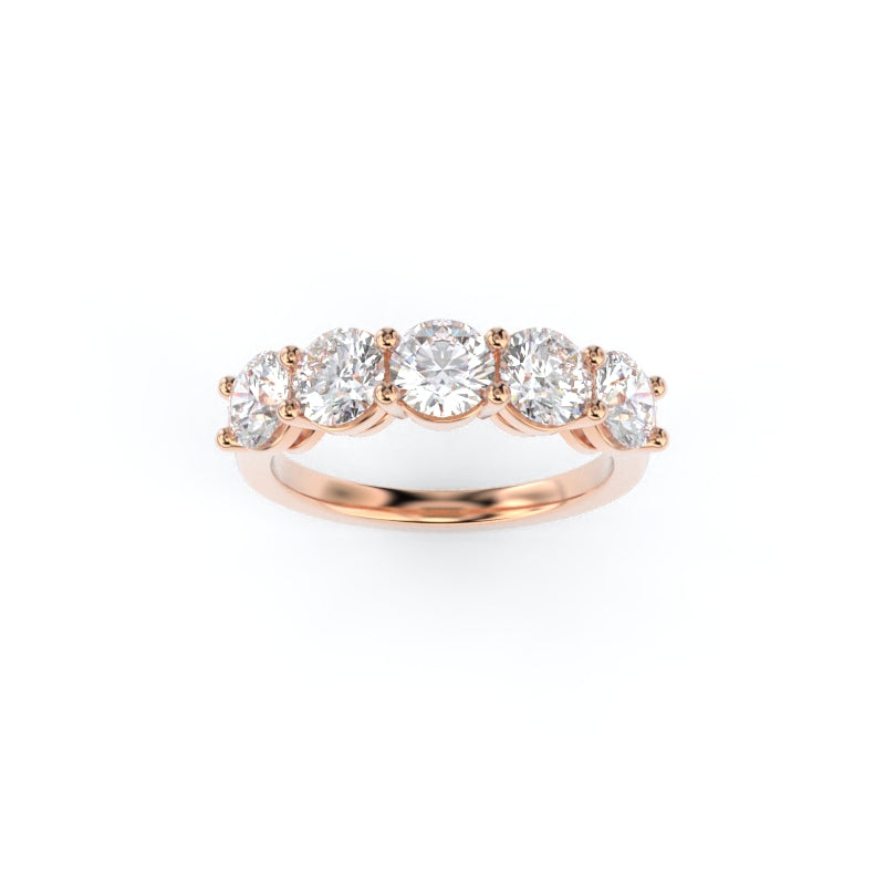 Maya Round Band Lab Grown Diamond