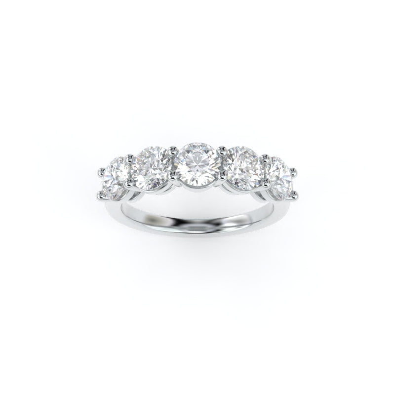 Maya Round Band Lab Grown Diamond