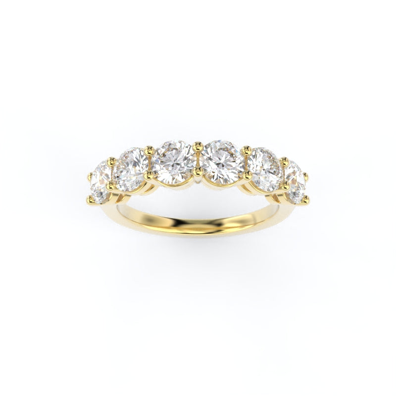 Maya Round Band Lab Grown Diamond