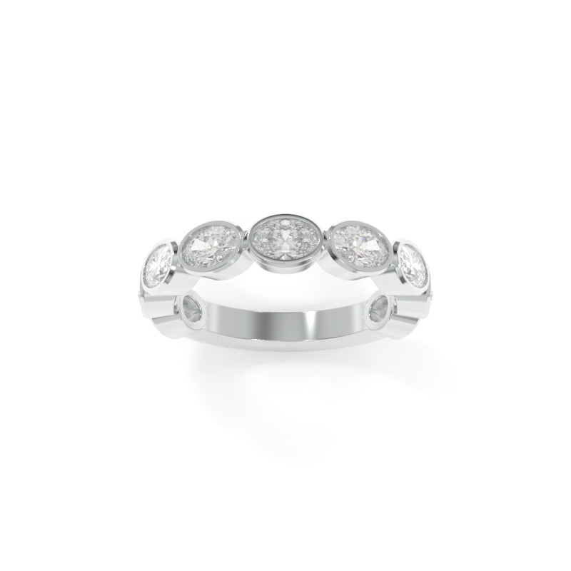 Maya Bezel Oval Band