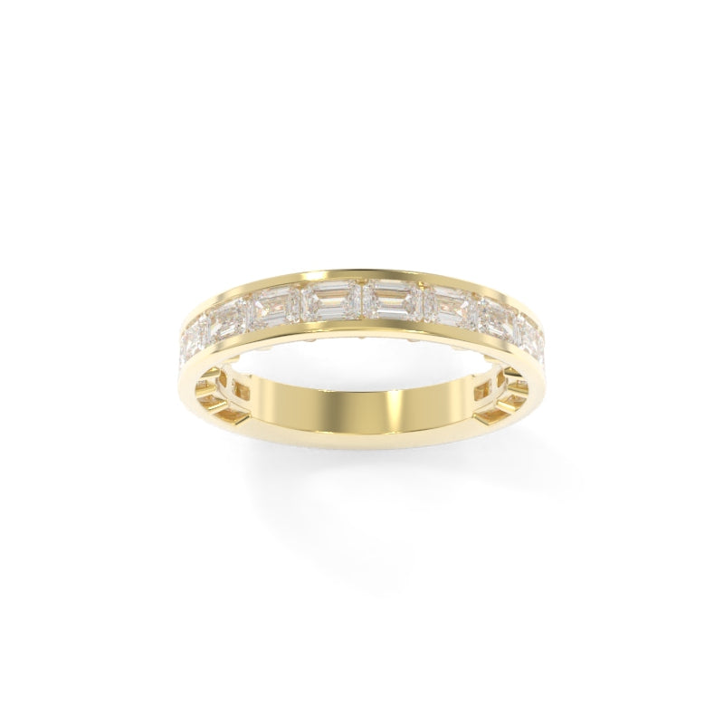 Maya Petite Channel Band Emerald