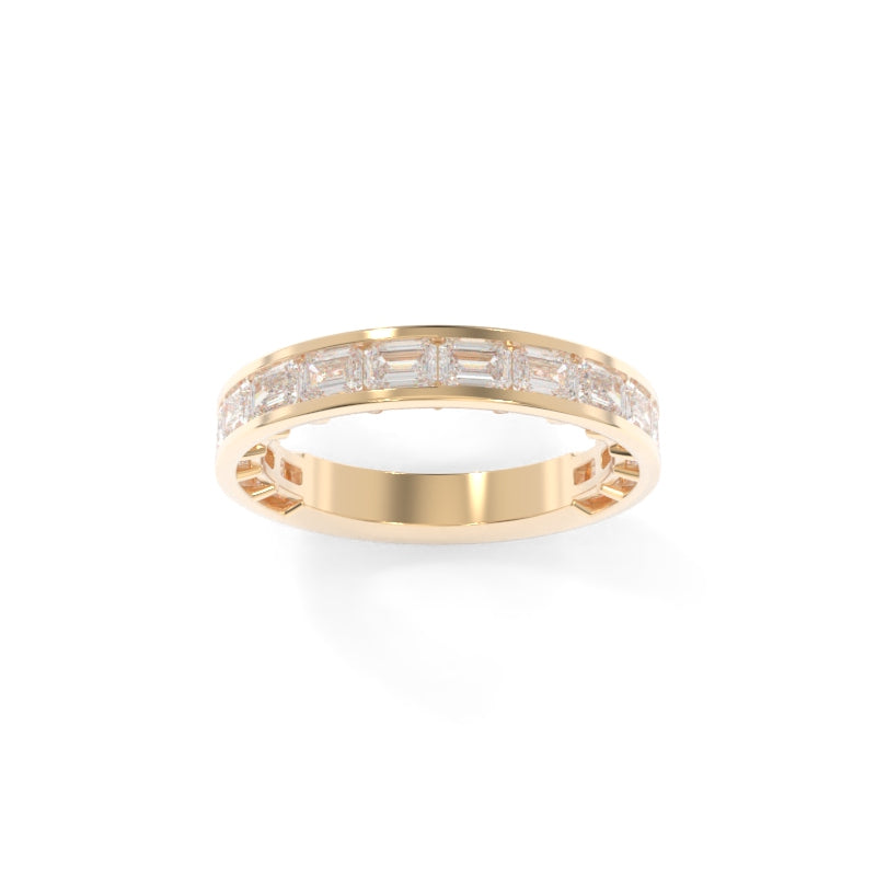 Maya Petite Channel Band Emerald