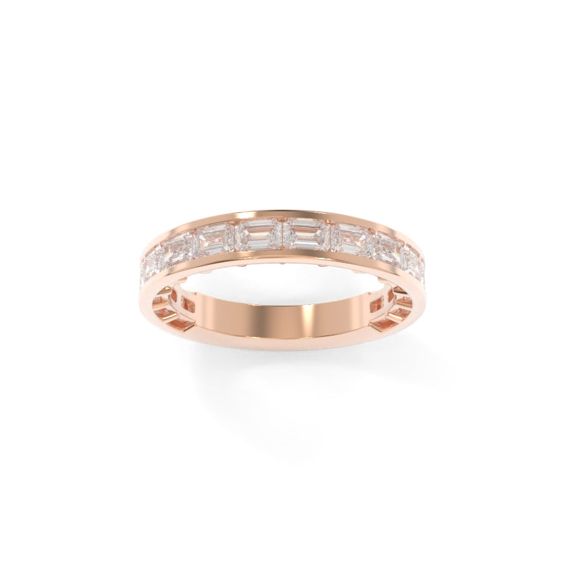 Maya Petite Channel Band Emerald