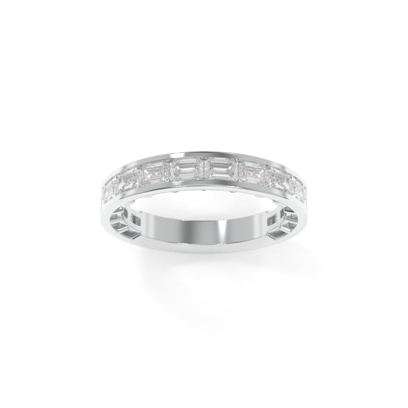 Maya Petite Channel Band Emerald