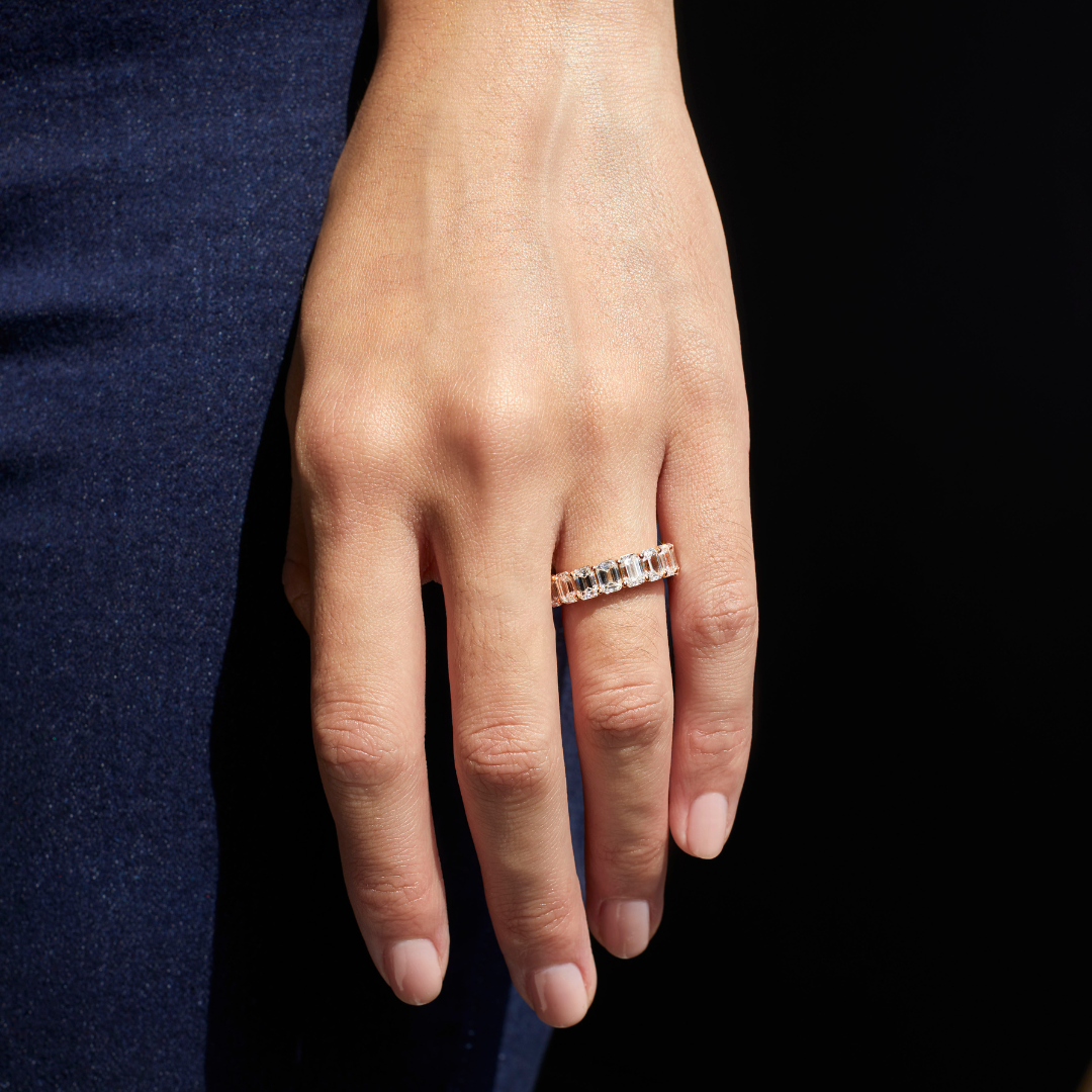 Maya Emerald Band Lab Grown Diamond