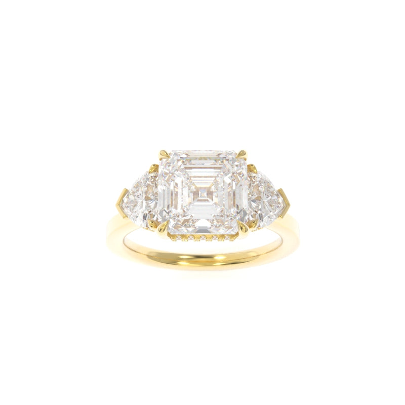 Michelle Solitaire (Heart Version) Asscher