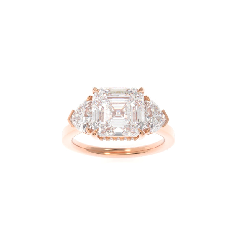 Michelle Solitaire (Heart Version) Asscher