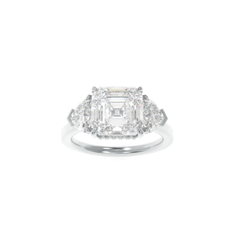 Michelle Solitaire (Heart Version) Asscher
