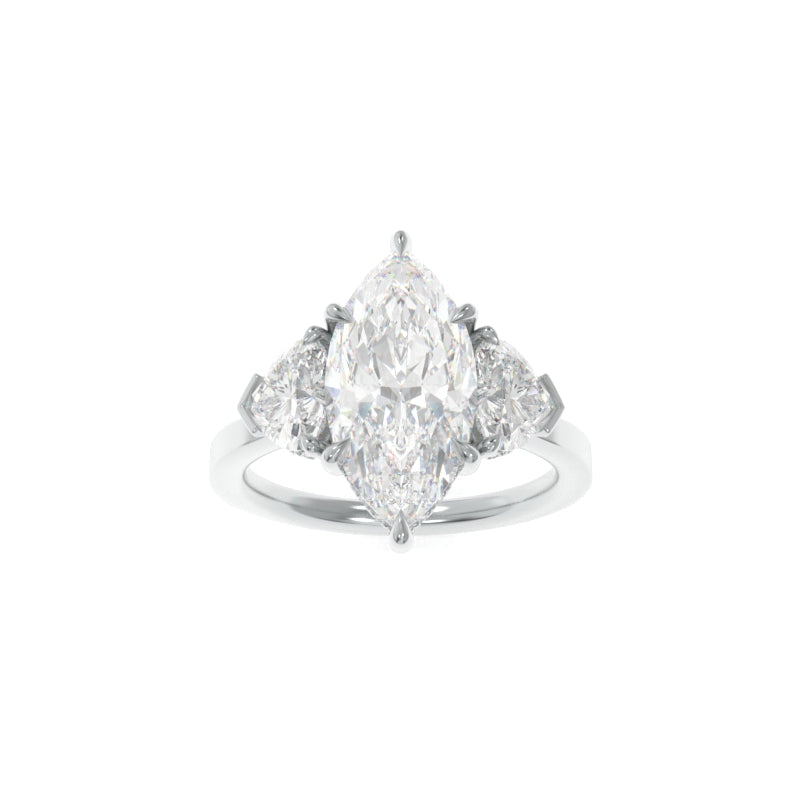Michelle Solitaire (Heart Version) Marquise