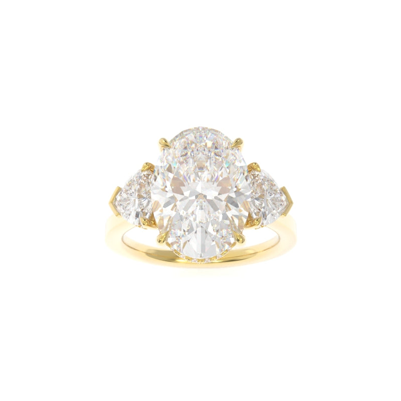 Michelle Solitaire (Heart Version) Oval