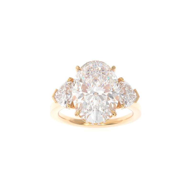 Michelle Solitaire (Heart Version) Oval