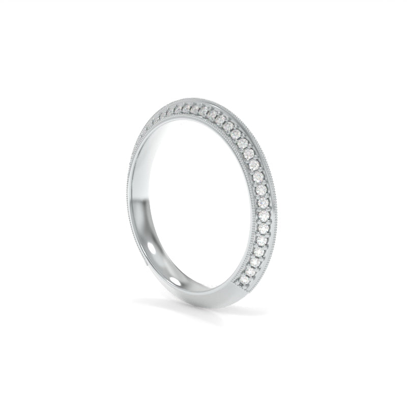 Octavia Band - 18K White Gold