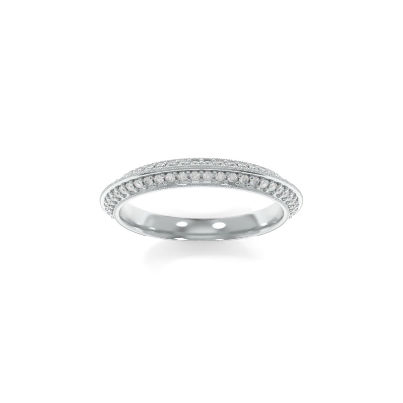 Octavia Band - 18K White Gold