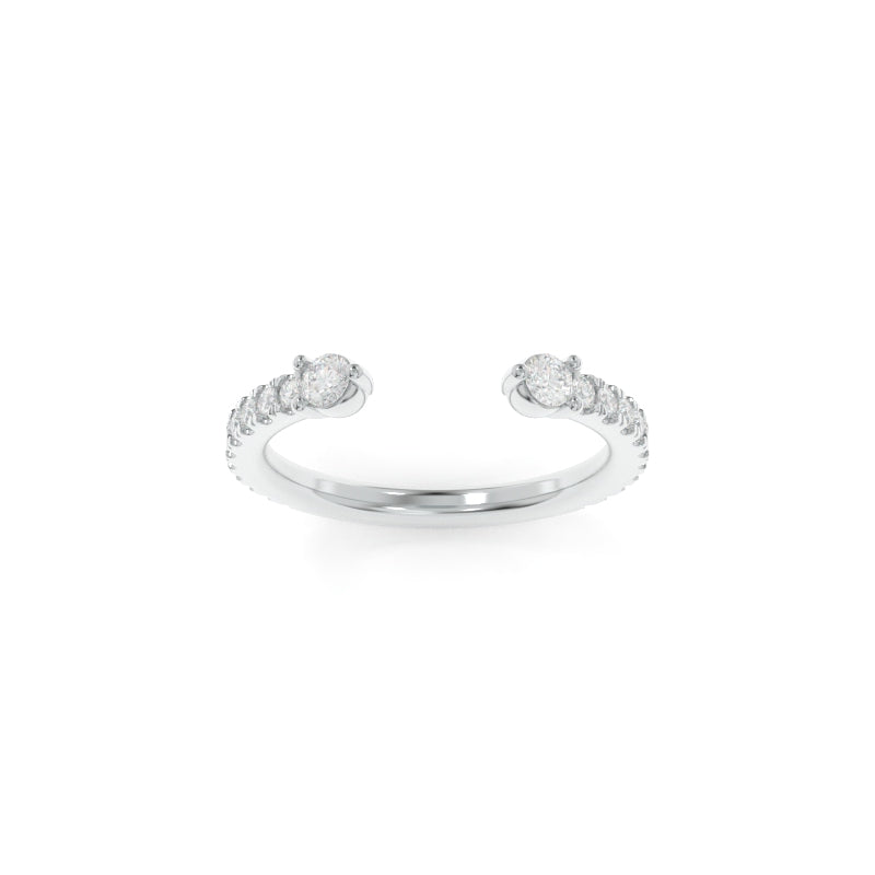 Reese Band - 18K White Gold