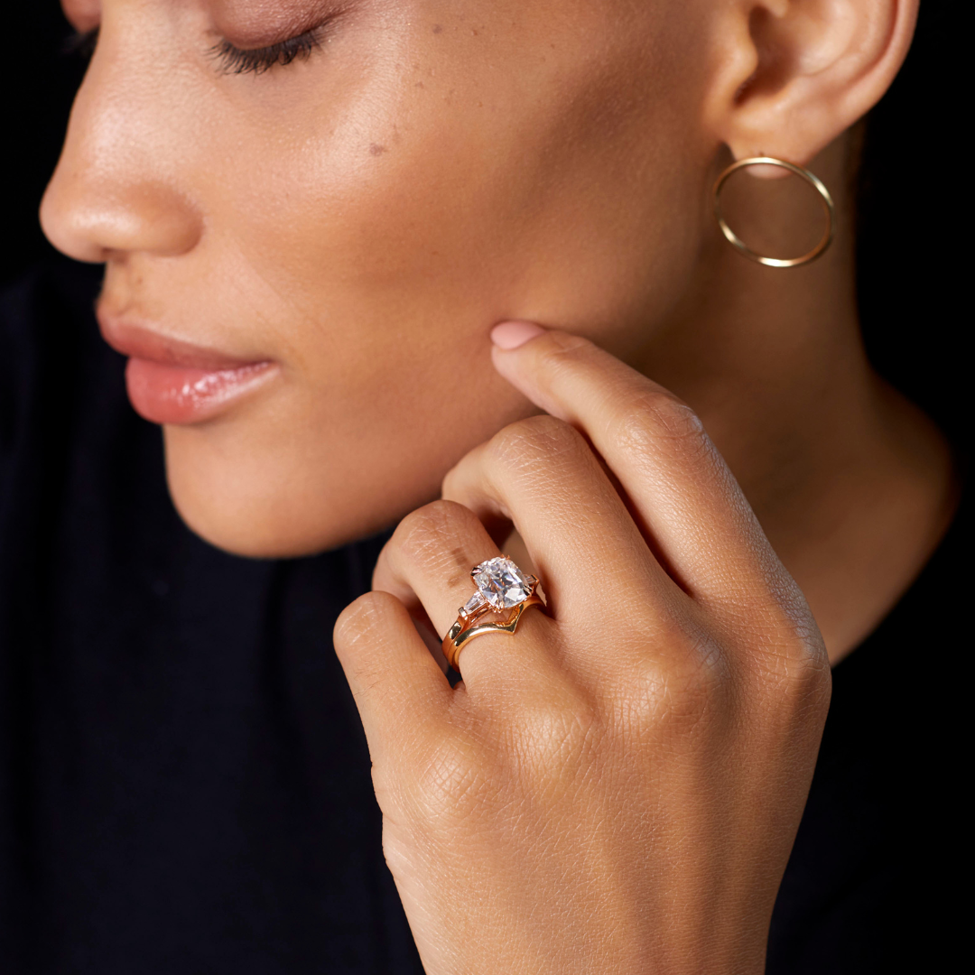 Scarlett Ring Old Mine Cushion