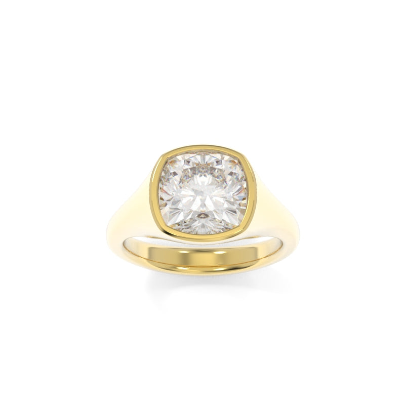 Sculpted Signet Ring Cushion