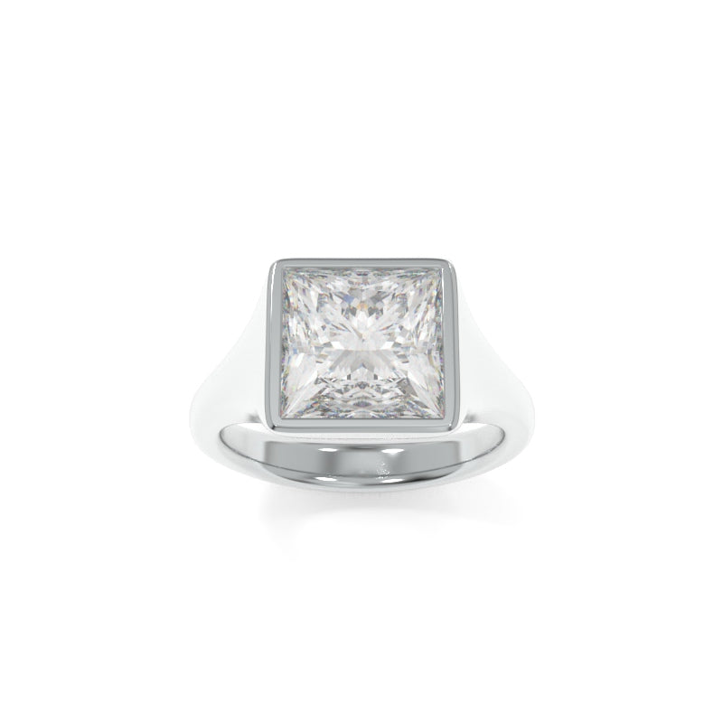 Sculpted Signet Ring Princess