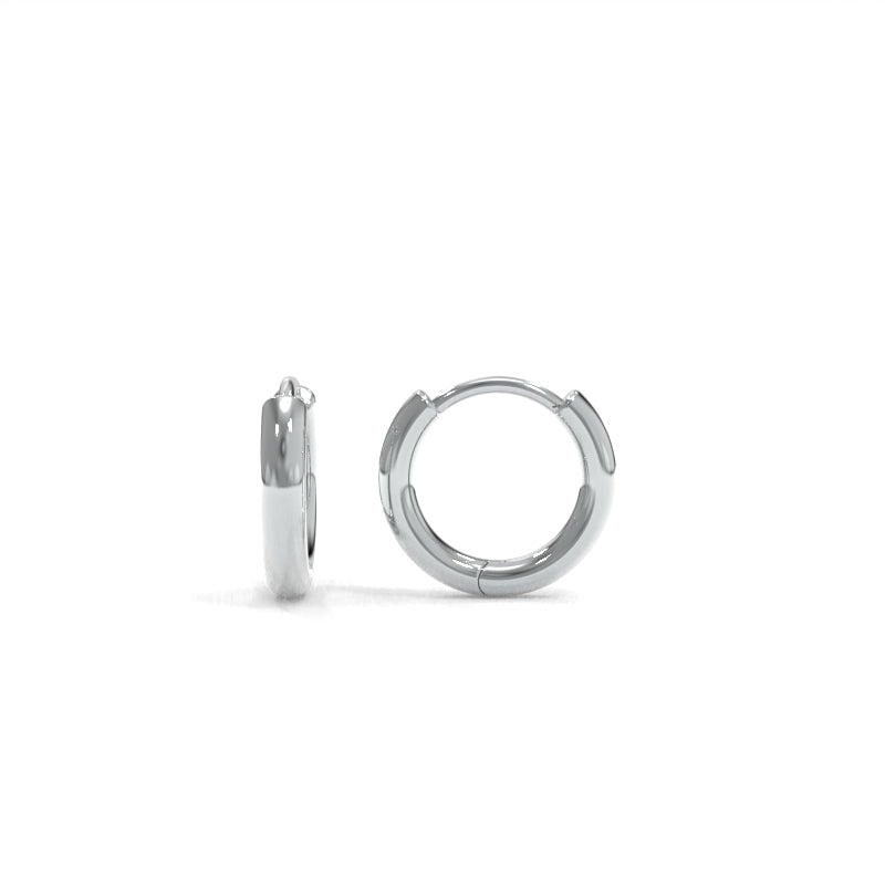 Solid Huggie Hoops